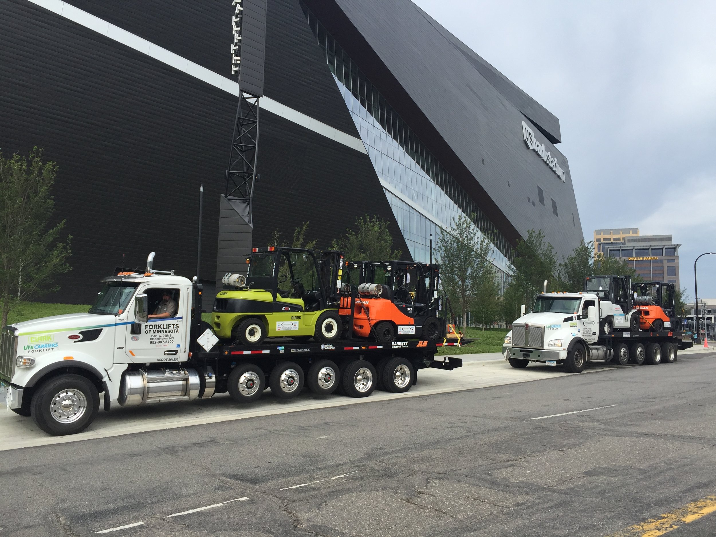 Wide selection of forklifts, sweepers, scrubbers, scissor lifts, and rough terrain units available